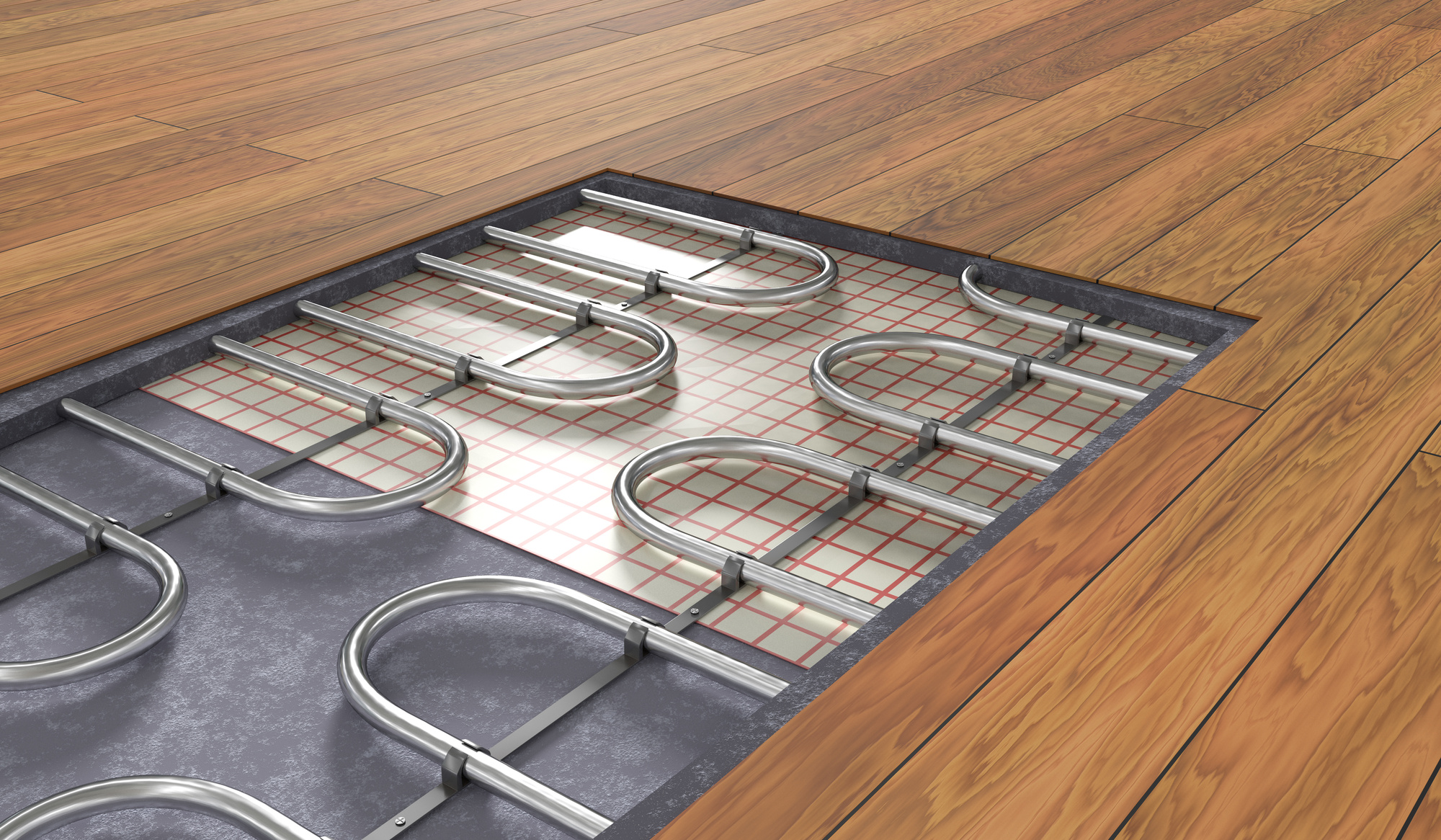 underfloor heating installation